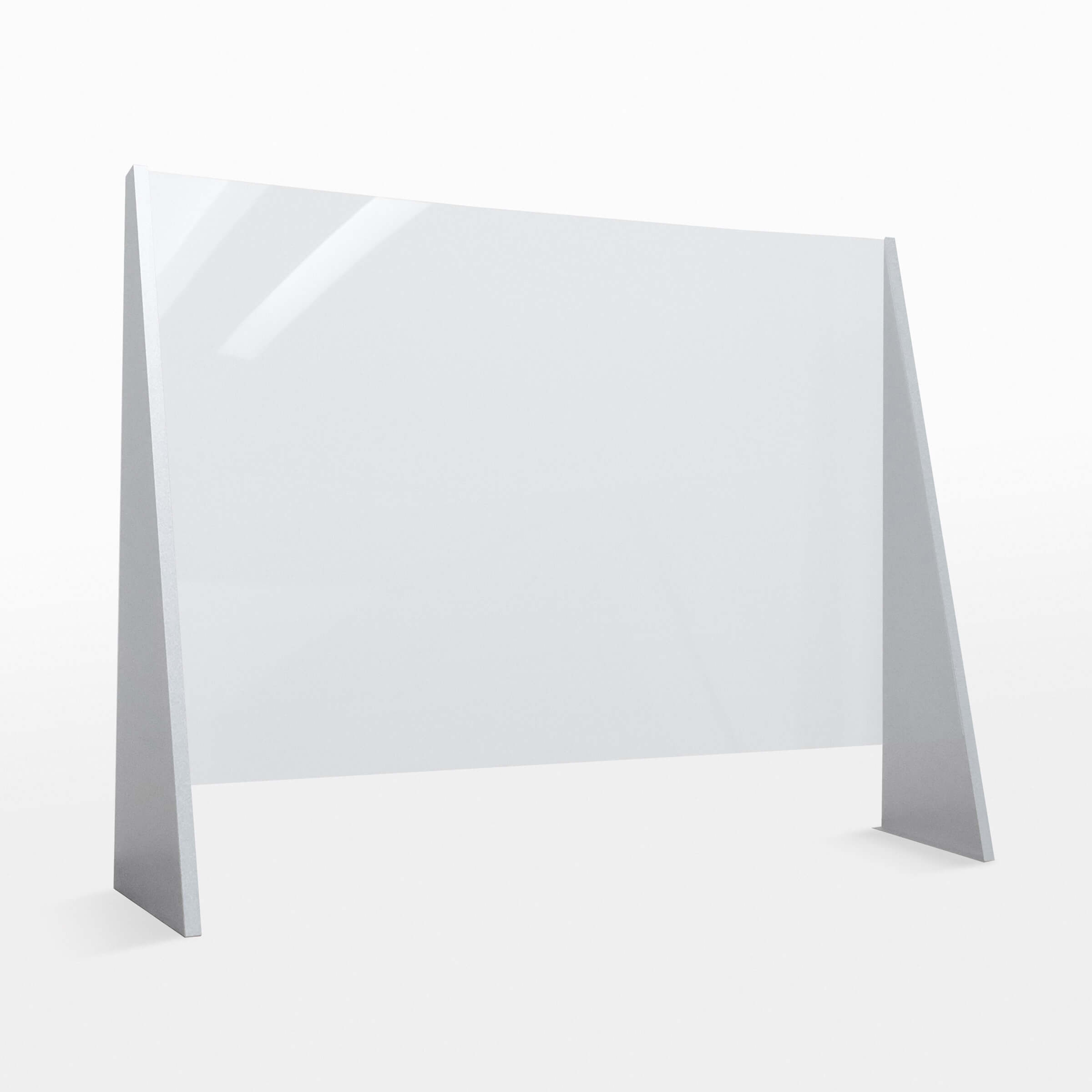 Spuckschutz Schutzscheibe Thekenaufsatz Acrylglas  für Hustenschutz Desktop 