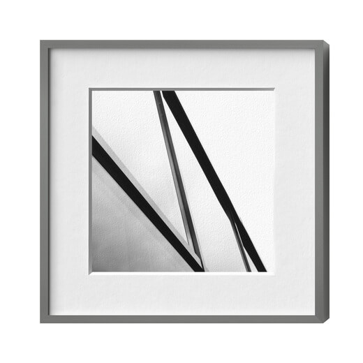 Picture frame aluminium Medium grey matt