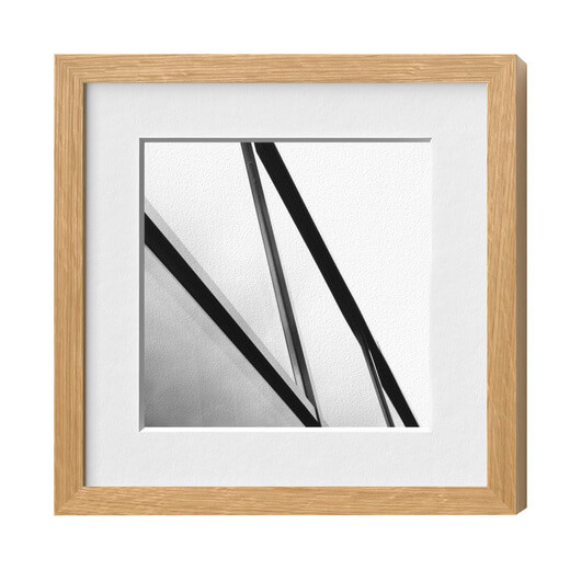 Massivholz Bilderrahmen Acrylglas eckiger Rahmen Kiefer Weiß Schwarz Buche Eiche